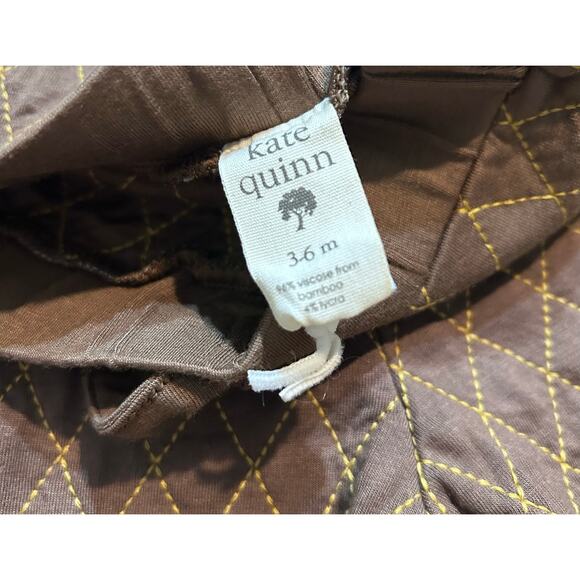 NWT Kate Quinn Quilted Bamboo Joggers, 3-6 Months - Picture 3 of 4